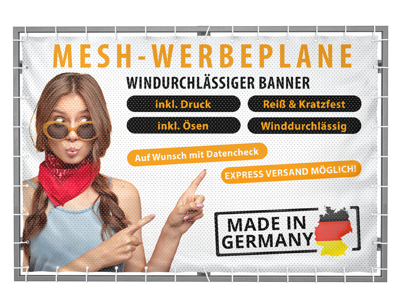 Banner Mesh / Netzvinyl | im Wunschformat
