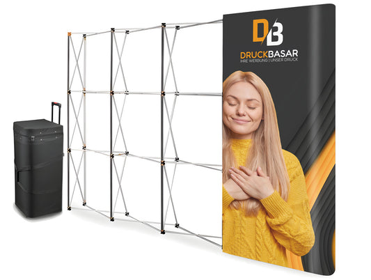 POP-UP Werbewand 3×4
