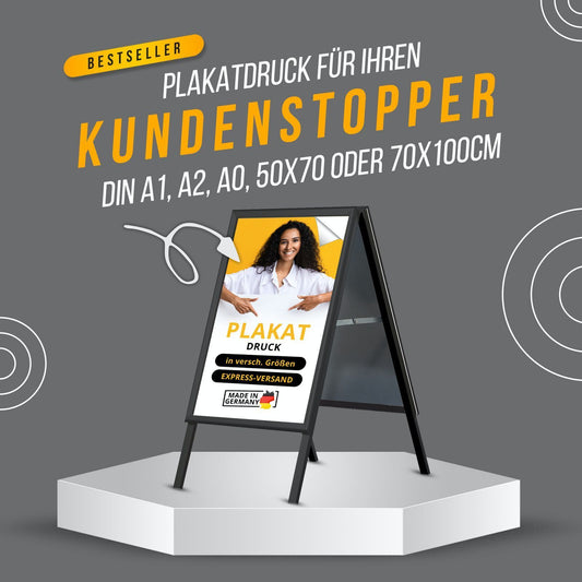 PVC-Poster / Plakat – Wetterfest in allen Größen